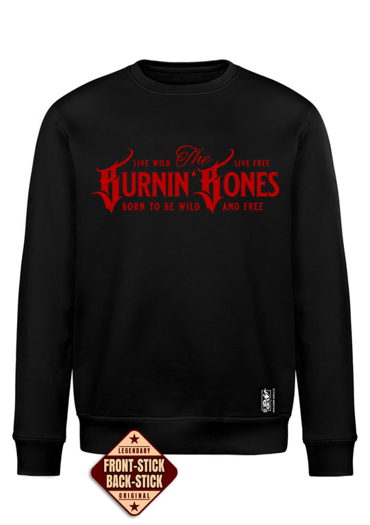 Crewneck Men BB22 Classic - Burnin' Bones B/R