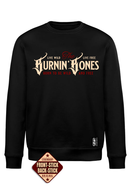 Crewneck Men BB22 Classic - Burnin' Bones B/RDR