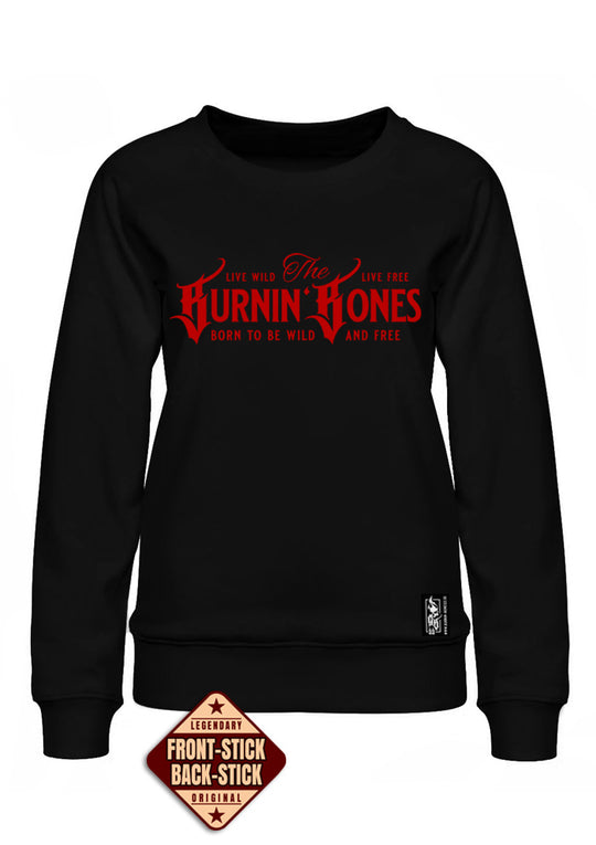 Crewneck Women BB22 Classic - Burnin' Bones B/R