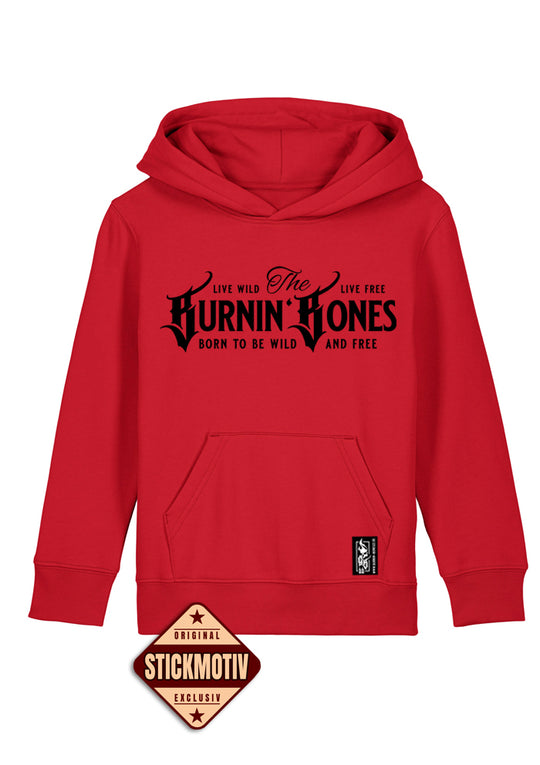 Little Bandits Hoodie - Burnin' Bones R/B