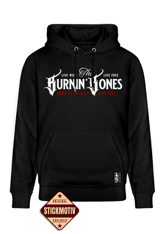 Hoodie Men BB22 Classic - Burnin' Bones B/WR