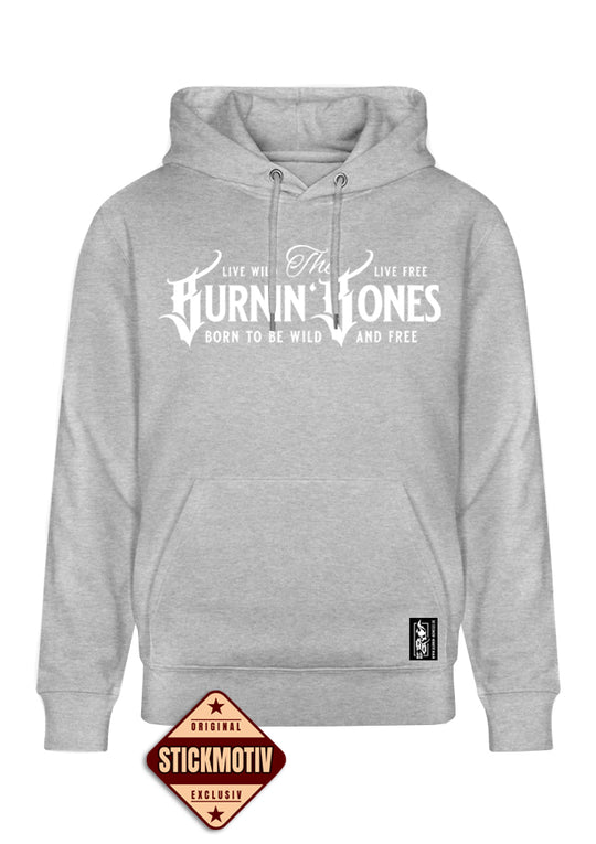 Hoodie Men BB22 Classic - Burnin' Bones G/W