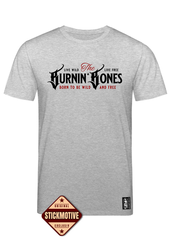 T-Shirt Men BB22 - Burnin' Bones G/RBR