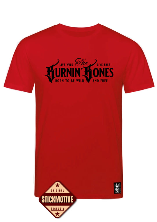 T-Shirt Men BB22 - Burnin' Bones R/B