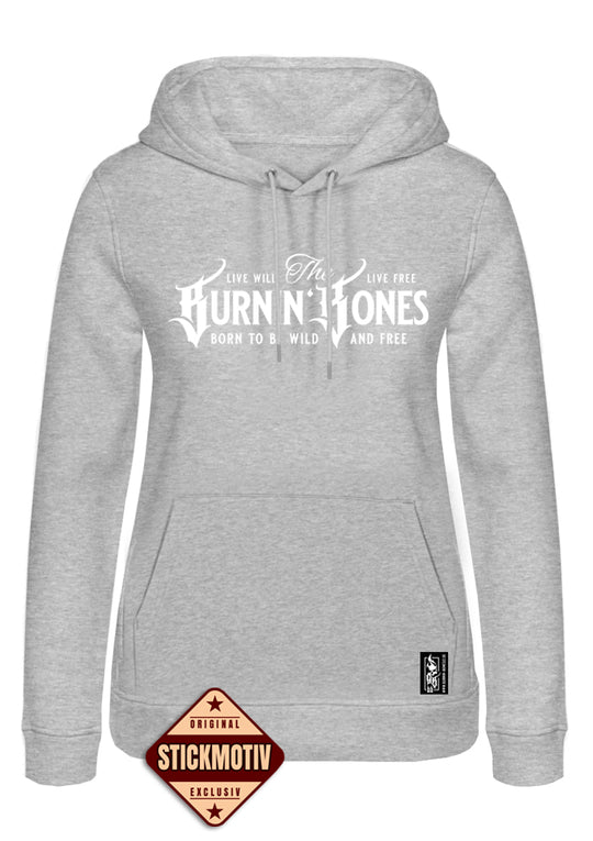 Hoodie Women BB22 Classic - Burnin' Bones G/W