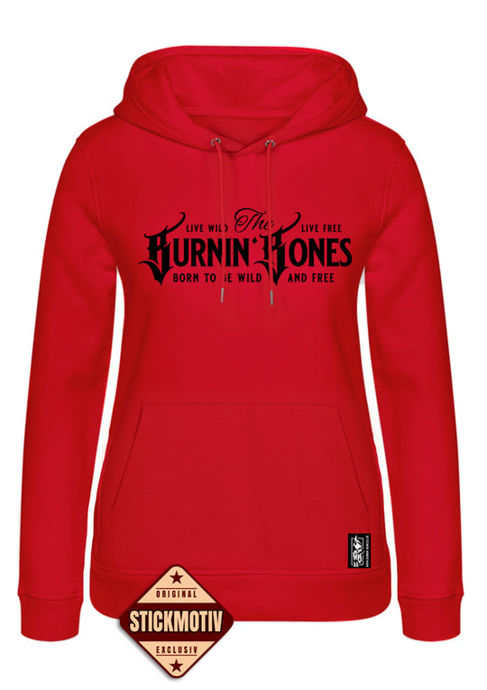 Hoodie Women BB22 Classic - Burnin' Bones R/B