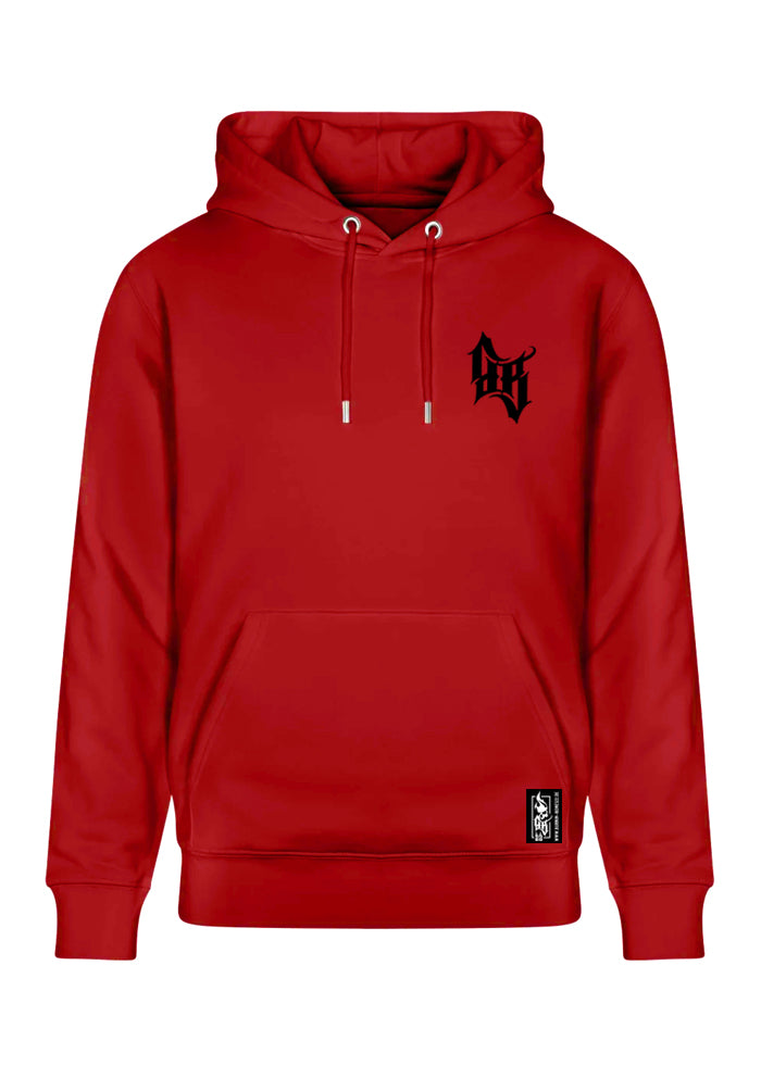Hoodie Men BB22 Classic - Skull Bones R/B