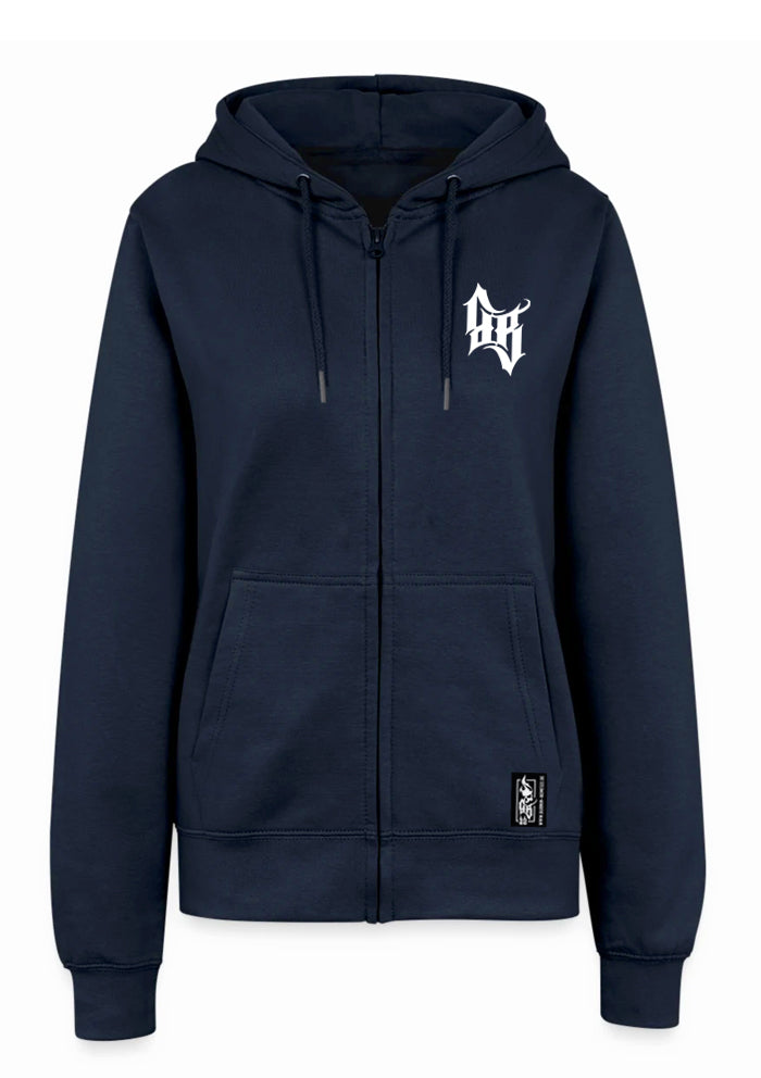 Hoodie-Jacke Women BB22 Heavy - Skull Bones N/W