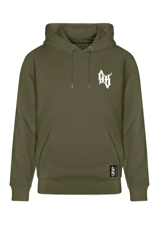 Hoodie Men BB22 Classic - Skull Bones K/W