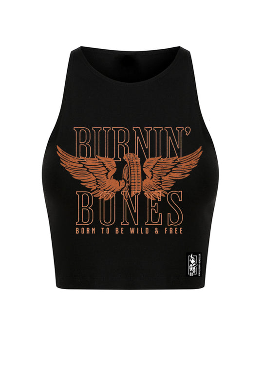 Cropped Top Women BB22 - Flying Wheel B/Rost