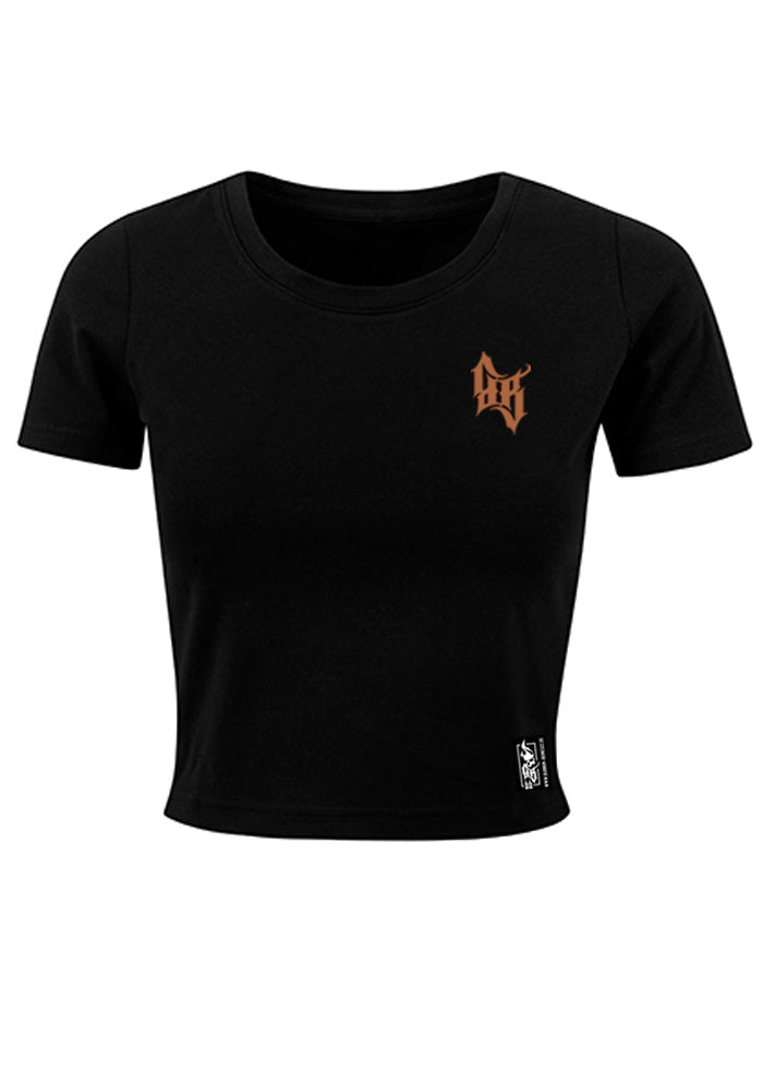Cropped T-Shirt Women BB22 - Flying Wheel B/Rost