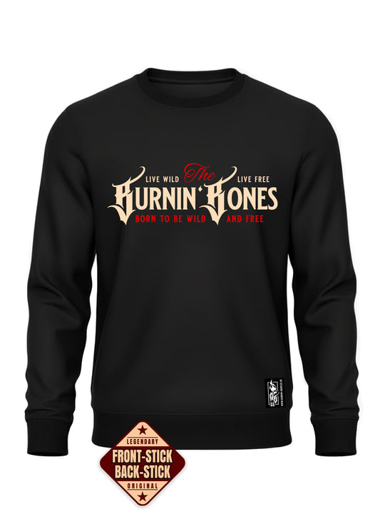 Crewneck Men BB22 Classic - Burnin' Bones B/RDR