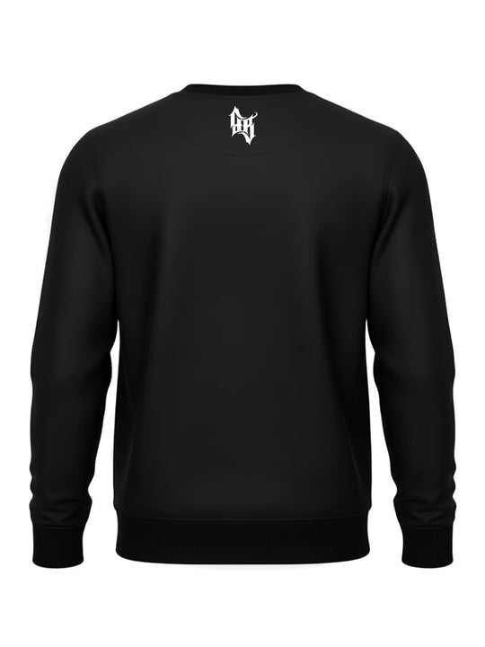 Crewneck Men BB22 Classic - Burnin' Bones B/WR