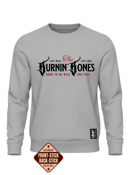 Crewneck Men BB22 Classic - Burnin' Bones G/RBR