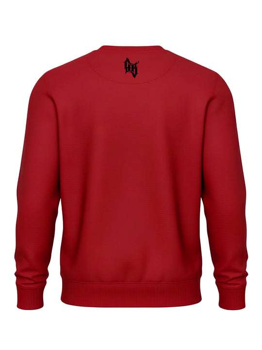 Crewneck Men BB22 Classic - Burnin' Bones R/B