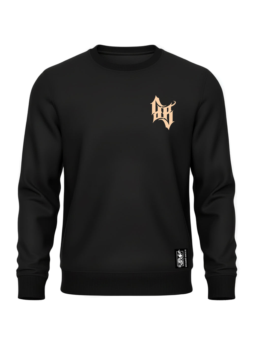 Crewneck Men BB22 Classic - Skull Bones B/RDR