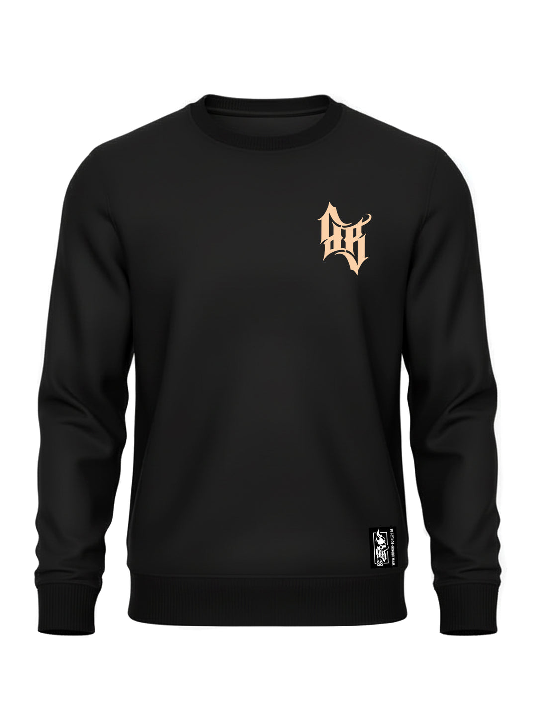 Crewneck Men BB22 Classic - Skull Bones B/RDR