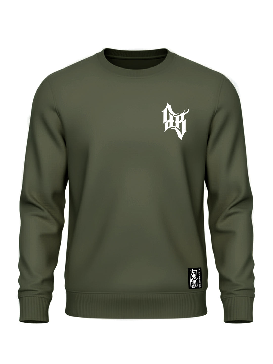 Crewneck Men BB22 Classic - Skull Bones K/W
