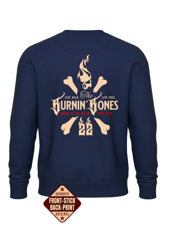 Crewneck Men BB22 Classic - Skull Bones N/VDR