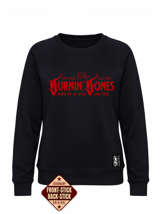 Crewneck Women BB22 Classic - Burnin' Bones B/R