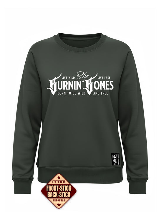 Crewneck Women BB22 Classic - Burnin' Bones K/W