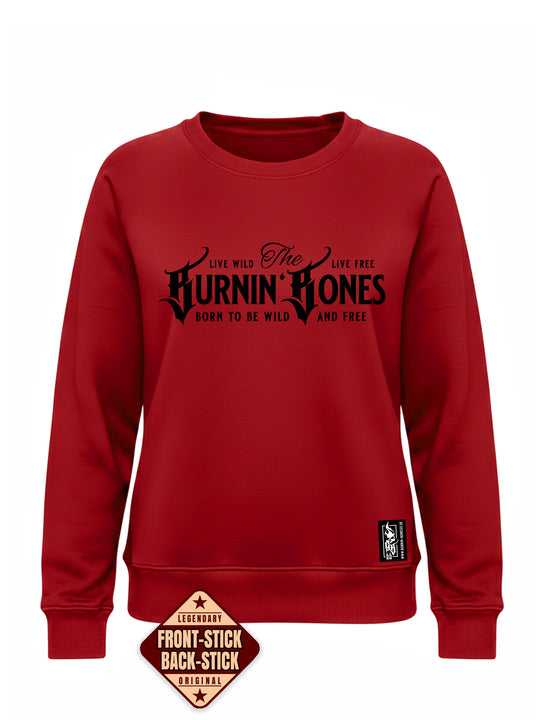 Crewneck Women BB22 Classic - Burnin' Bones R/B