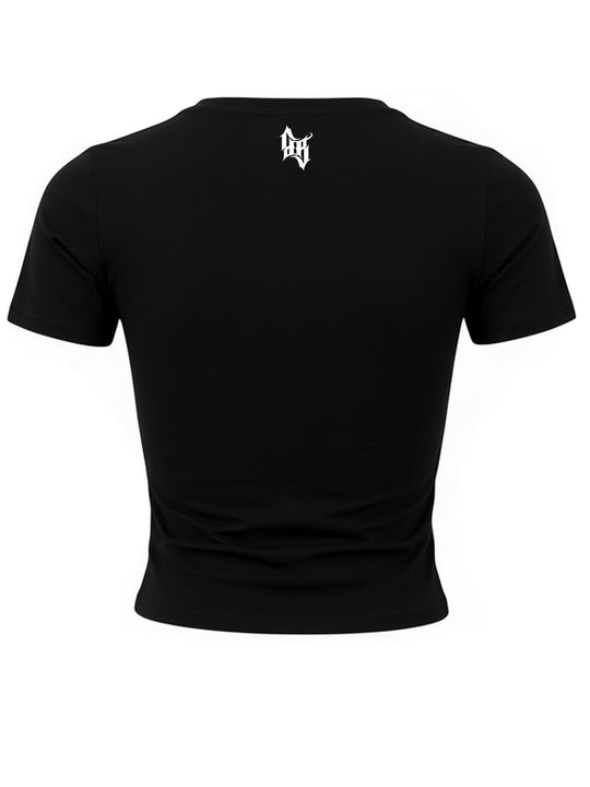 Cropped T-Shirt Women Big Original B/W