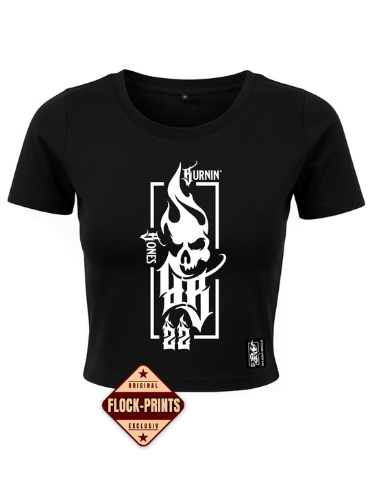 Cropped T-Shirt Women Big Original B/W