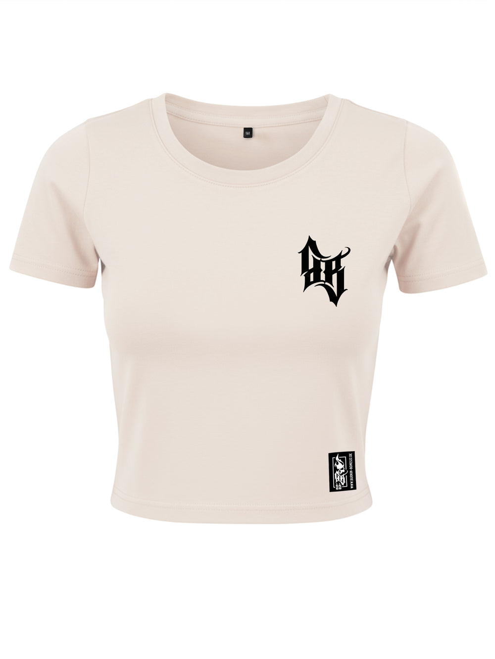 Cropped T-Shirt Women Skull Bones S/B