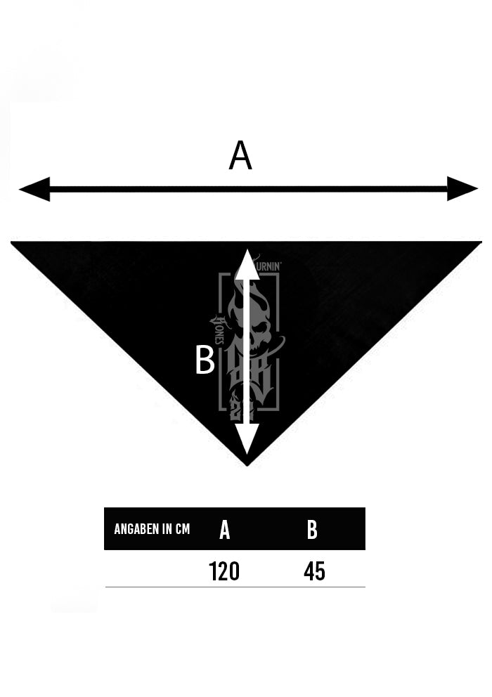 Hundehalstuch BB22 - Big Original B/W