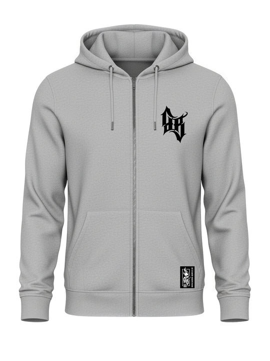 Hoodie-Jacke Men BB22 Heavy - Skull Bones G/BR