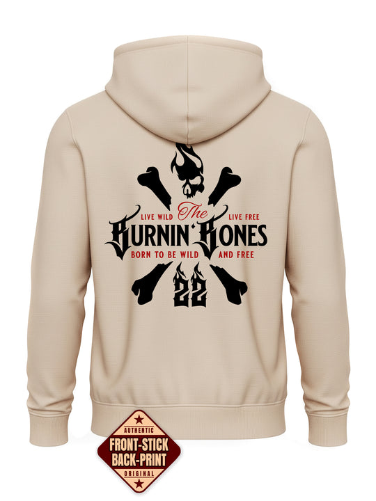 Hoodie-Jacke Men BB22 Heavy - Skull Bones S/RBR