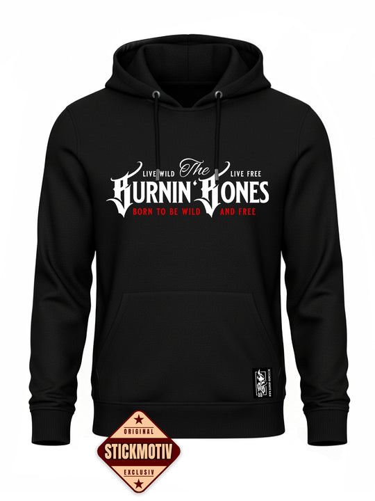 Hoodie Men BB22 Classic - Burnin' Bones B/WR