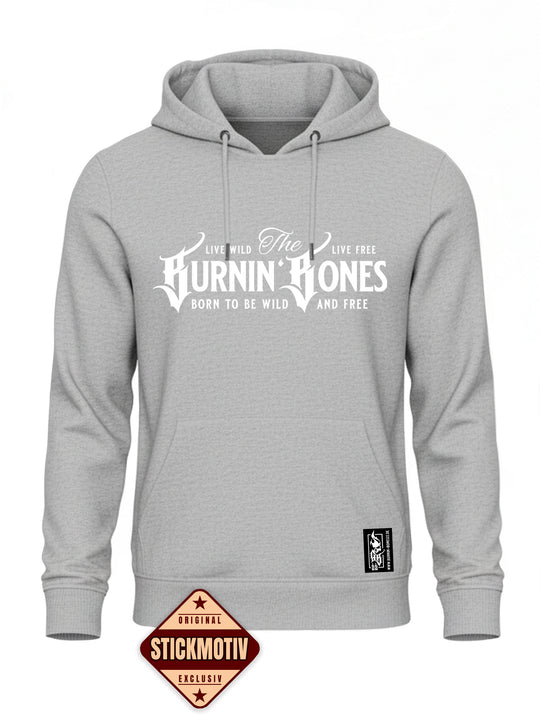 Hoodie Men BB22 Classic - Burnin' Bones G/W