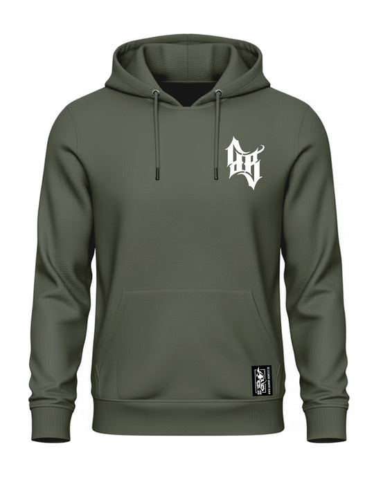 Hoodie Men BB22 Classic - Skull Bones K/W