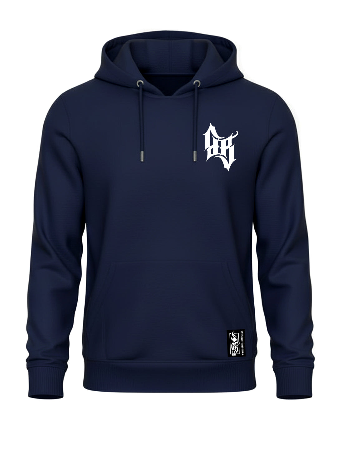 Hoodie Men BB22 Classic - Skull Bones N/W