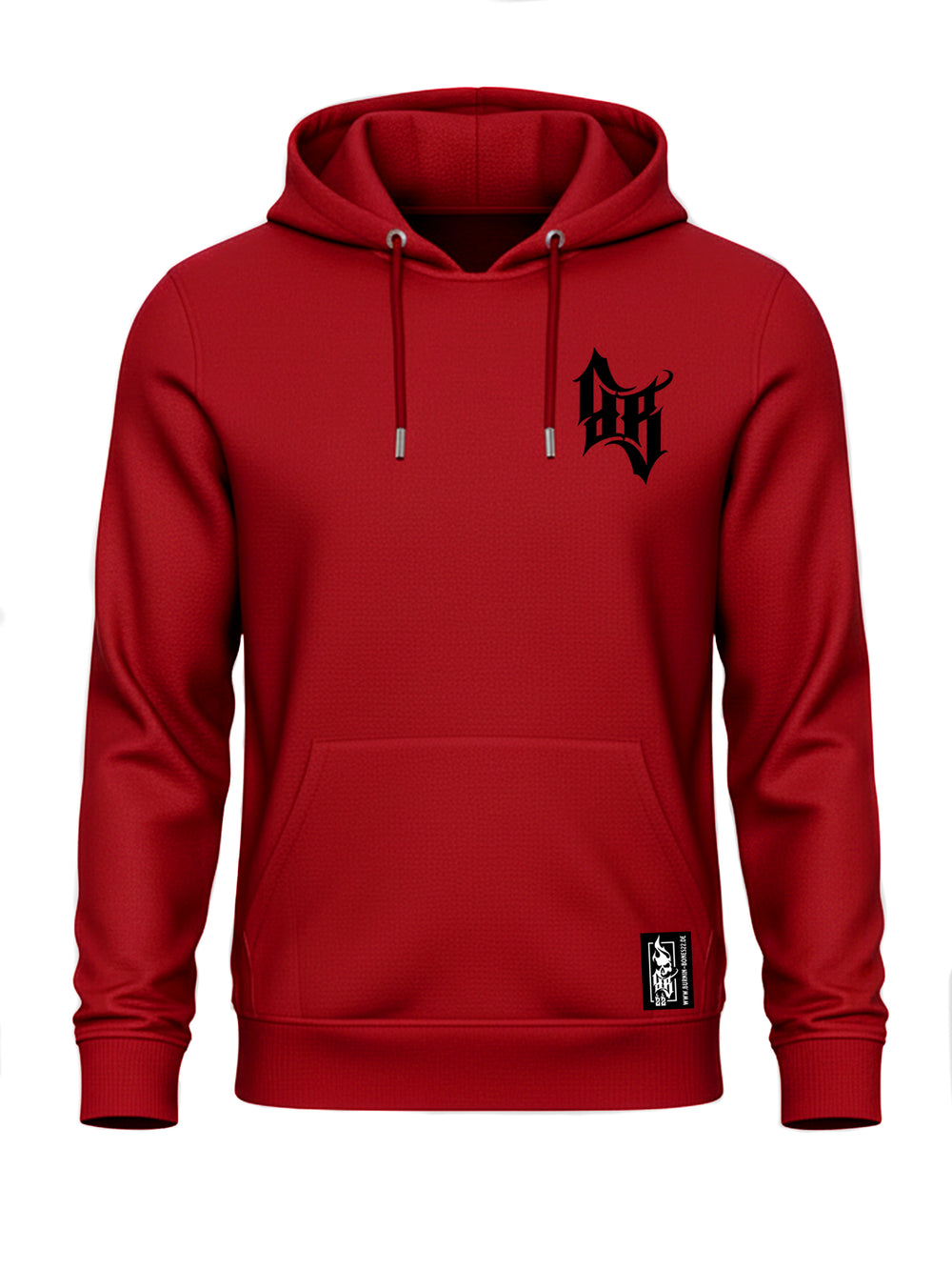 Hoodie Men BB22 Classic - Skull Bones R/B