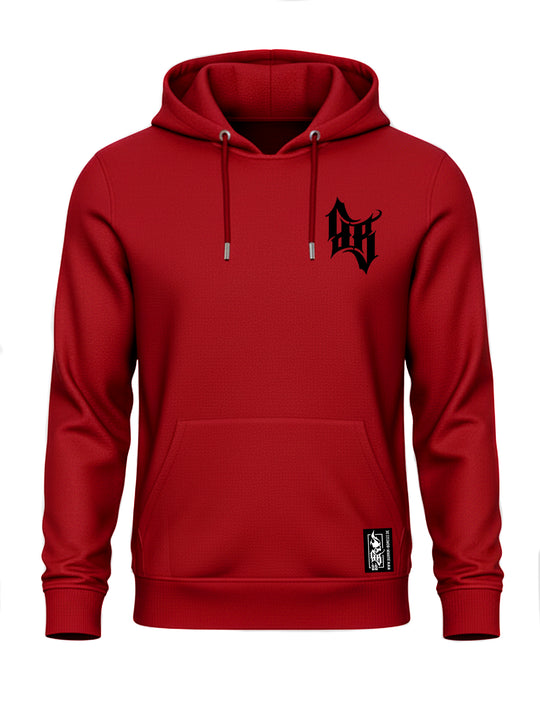 Hoodie Men BB22 Classic - Skull Bones R/B
