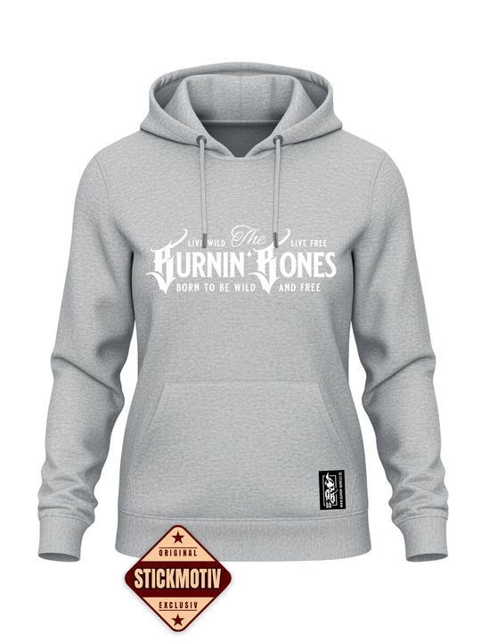 Hoodie Women BB22 Classic - Burnin' Bones G/W