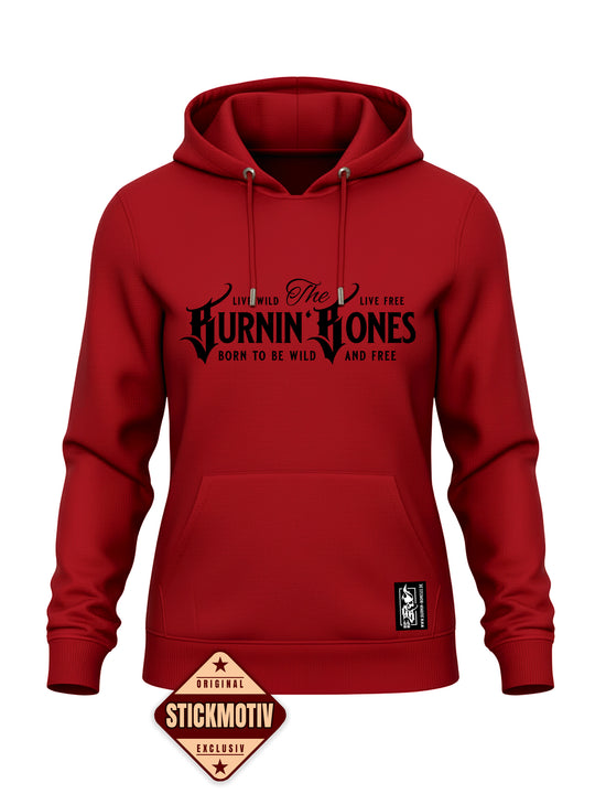 Hoodie Women BB22 Classic - Burnin' Bones R/B