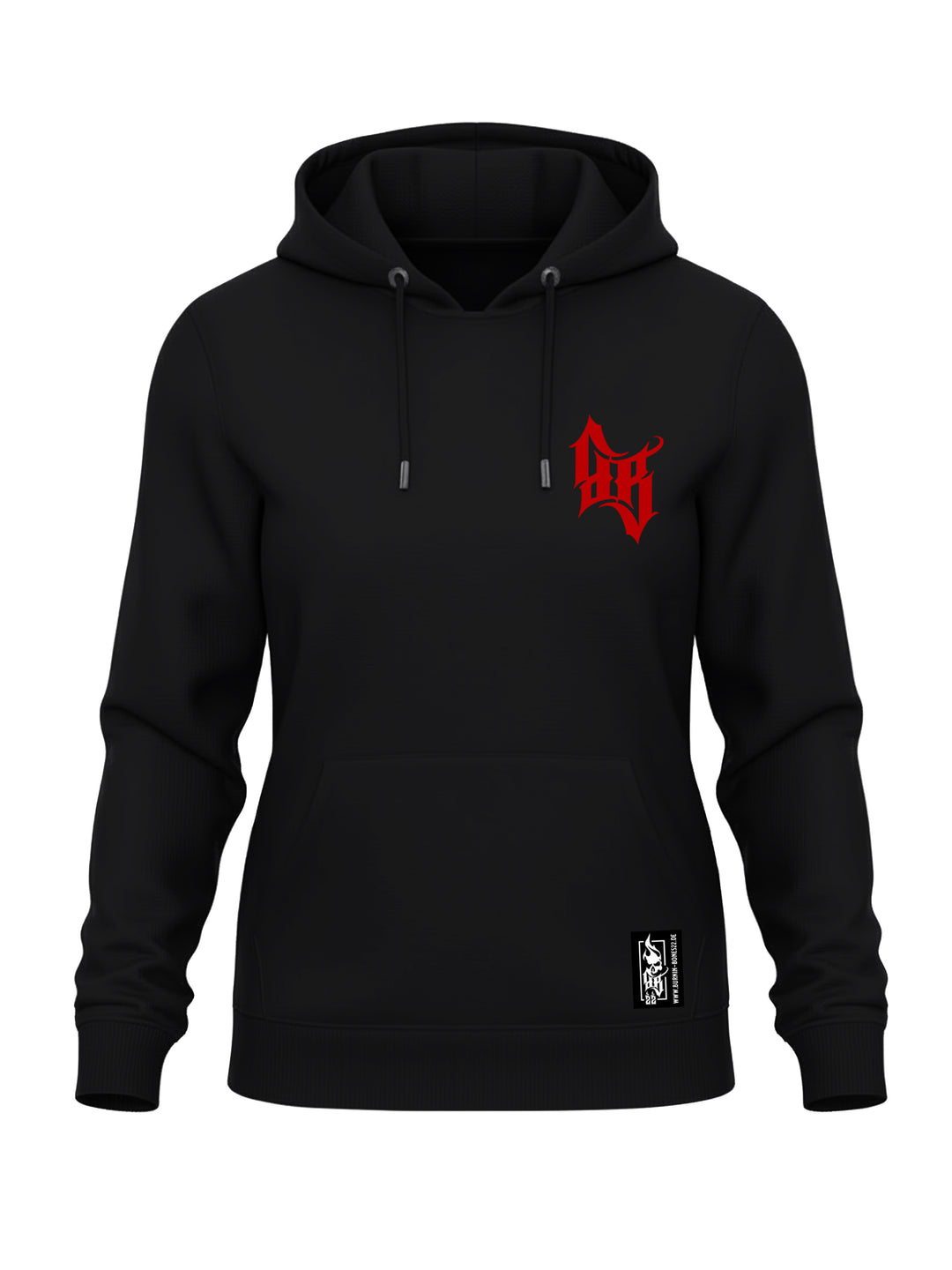 Hoodie Women BB22 Classic - Skull Bones B/R