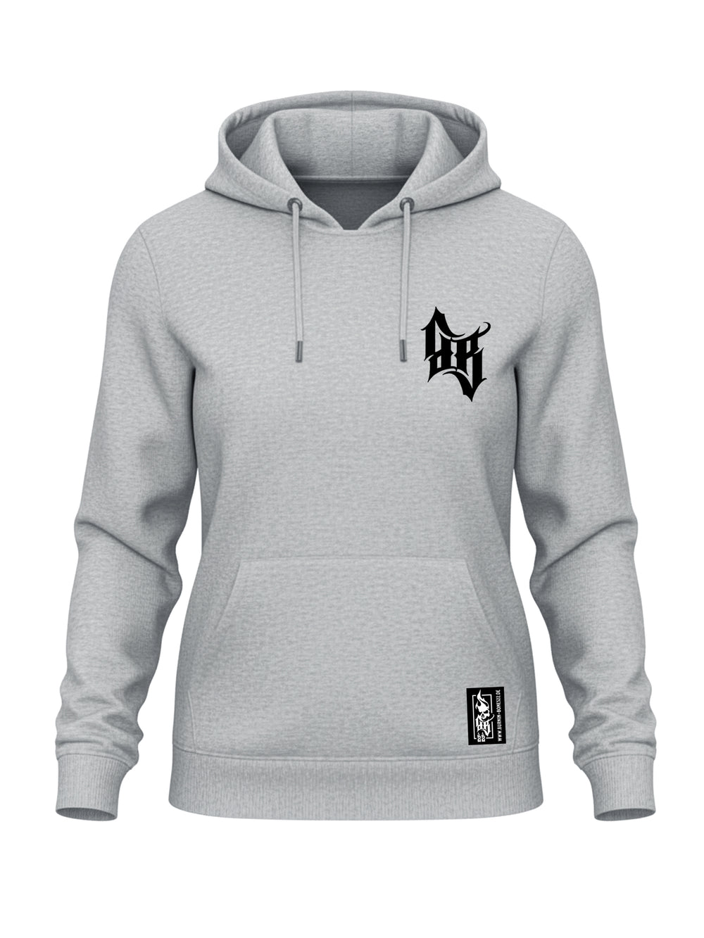 Hoodie Women BB22 Classic - Skull Bones G/BR