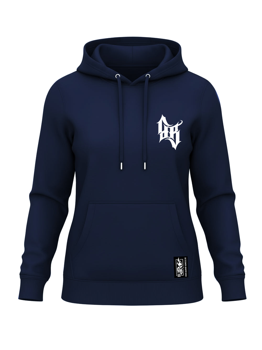 Hoodie Women BB22 Classic - Skull Bones N/W