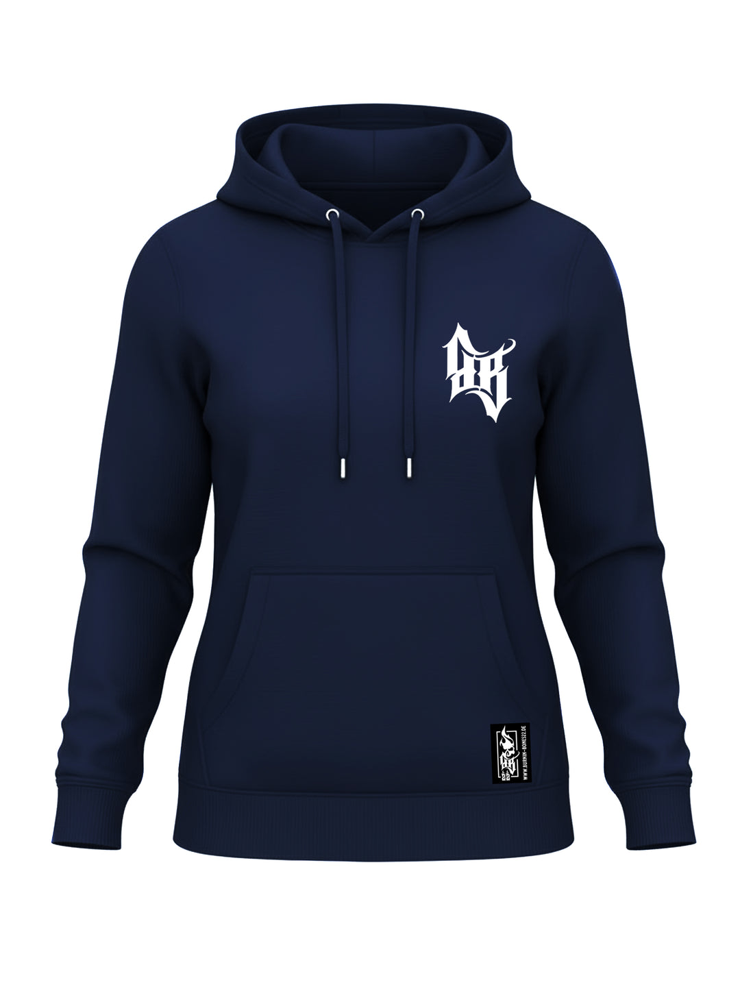 Hoodie Women BB22 Classic - Skull Bones N/W