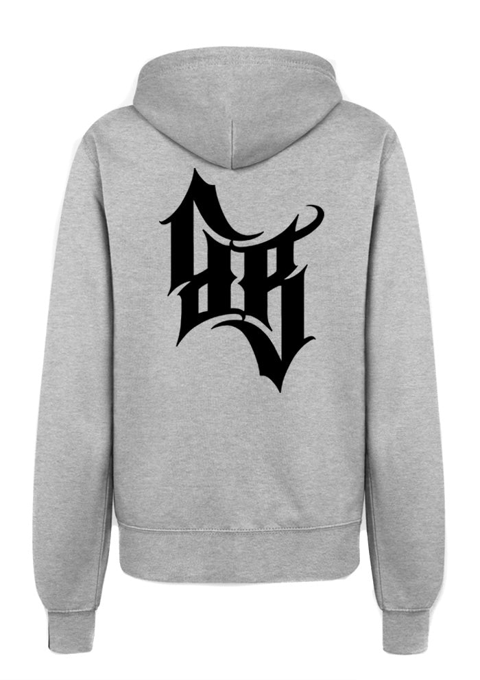 Hoodie-Jacke Women BB22 Heavy - Crossed Bones G/B