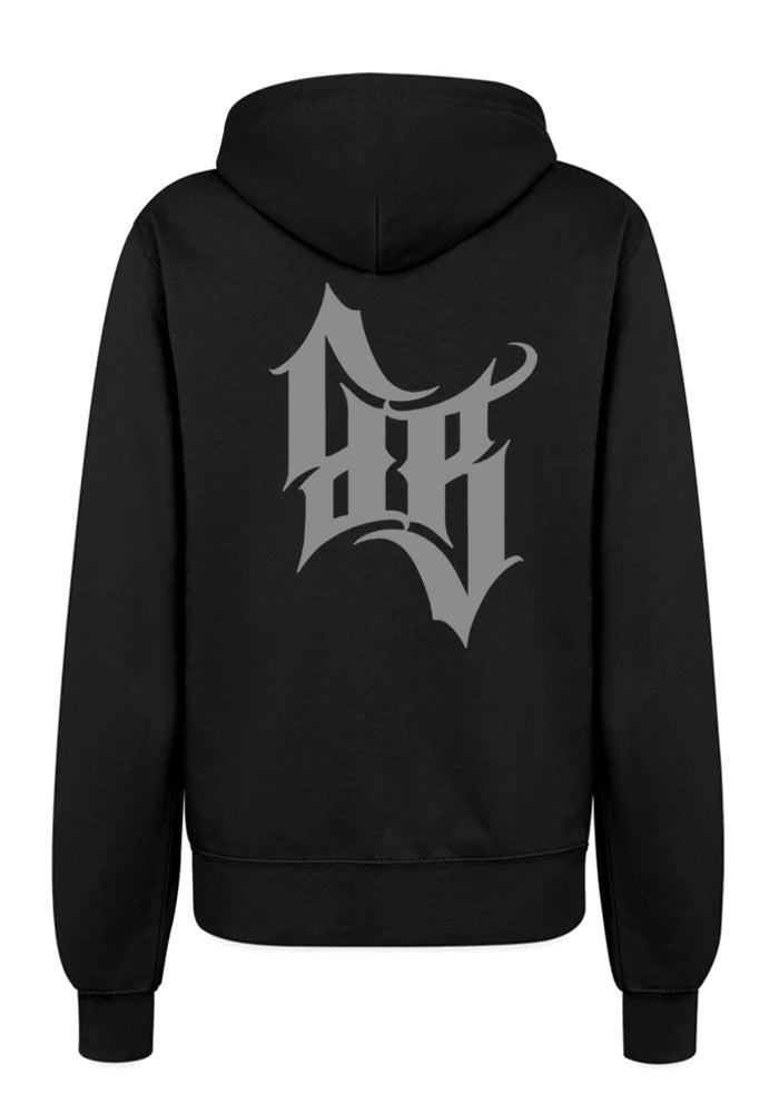 Hoodie-Jacke Women BB22 Heavy - Crossed Bones B/G