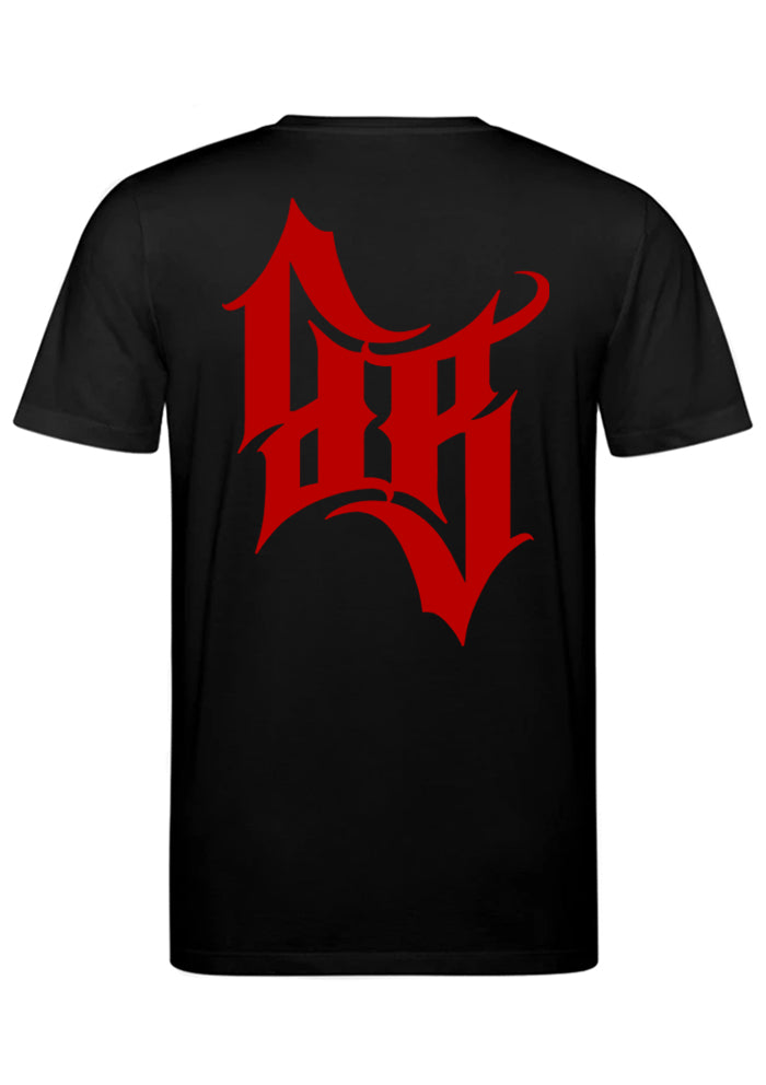 T-Shirt Men BB22 - Crossed Bones B/R