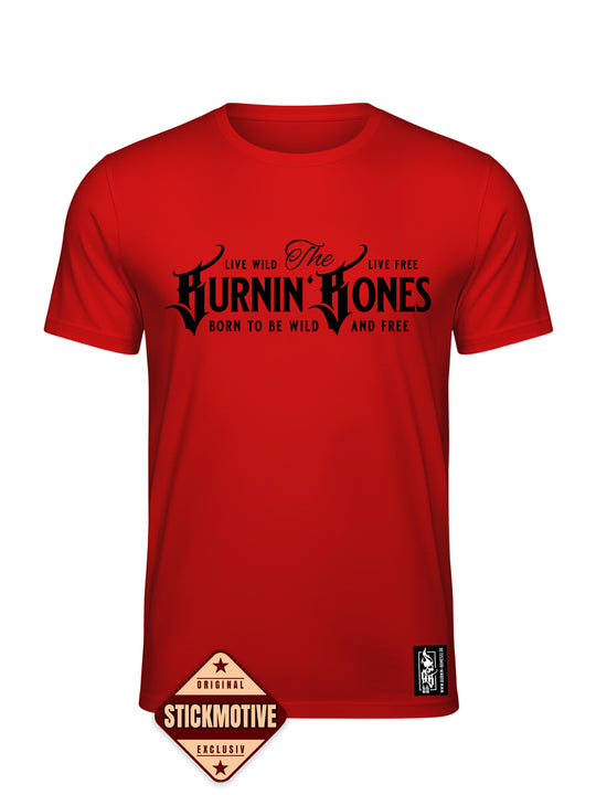 T-Shirt Men BB22 - Burnin' Bones R/B