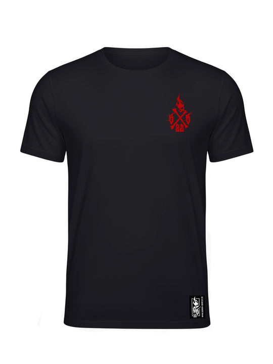 T-Shirt Men BB22 - Crossed Bones B/R