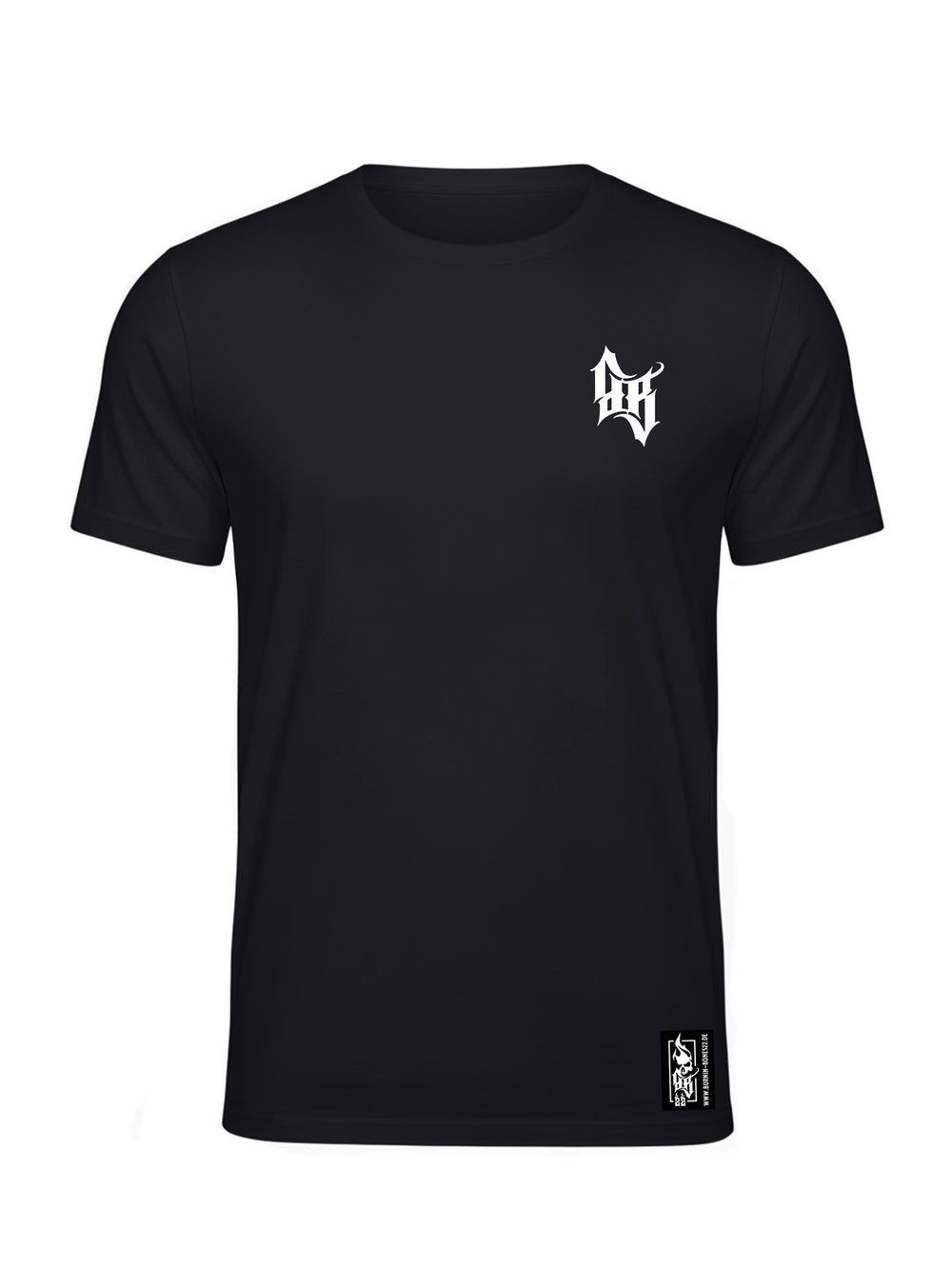 T-Shirt Men BB22 - Skull Bones B/WR